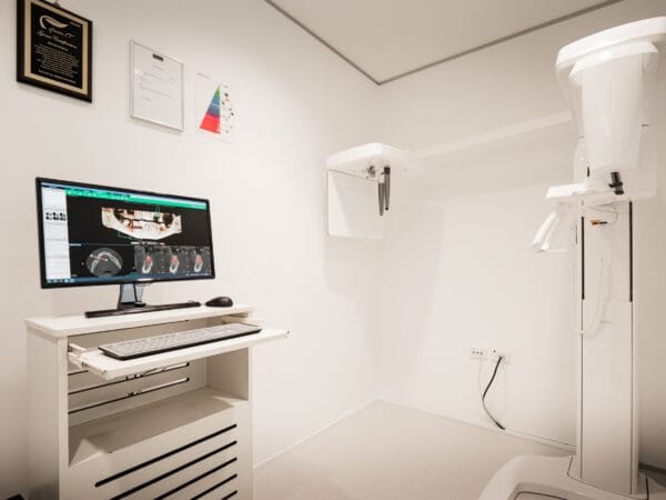 Cart mounted PC for OPG machine